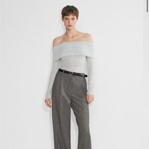 Aritzia babaton streamline top grey